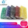 10MM-16MM Transparent Color Crystal Mahjong Dice Set for Entertainment