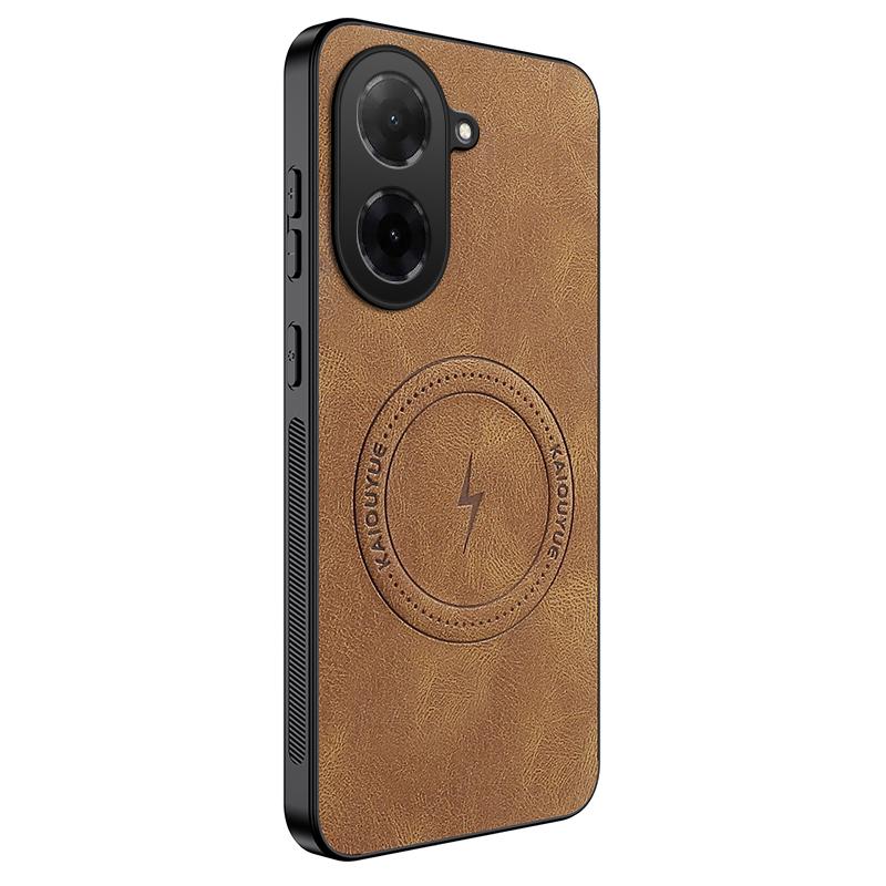 For Xiaomi Redmi A5 4G (171.7mm) Magnetic Case WANLONFENG SD1 Series Nappa Texture PC TPU Phone Cover