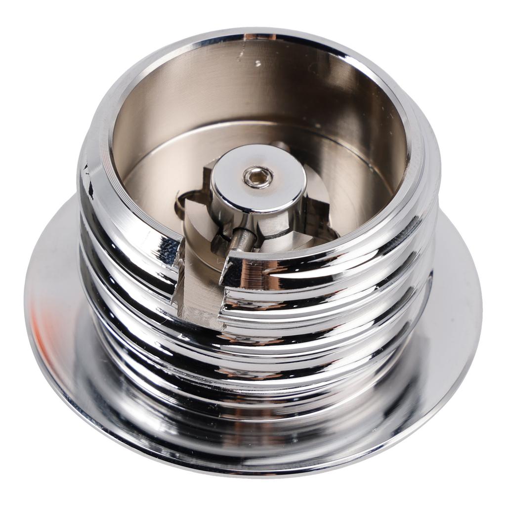 Chrome Pop-Up Gas Cap Set Vented For Softail Dyna Road King FXR 1982-2010