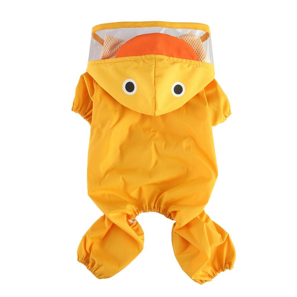 XS-XL Дождевик для домашних животных, прозрачный комбинезон с капюшоном, водонепроницаемое пальто для собак, водонепроницаемые куртки, дышащая одежда для щенков
