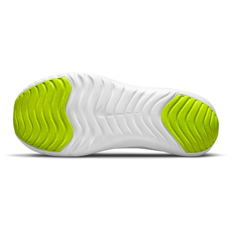 Nike Flex Plus Нескользящая Амортизация Устойчивость к истиранию Баланс Низкие Детские Беговые Кроссовки Черный Зеленый Подростки CW7415-004
