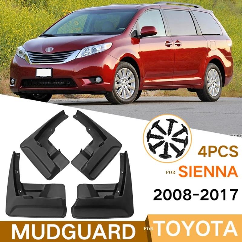 Автомобильные брызговики для Toyota Sienna XL30 2008-2017 2012 2013 2014 2015 2016 2017 Брызговики Fender Брызговики Auto Accesso