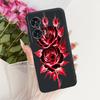 Чехол Для Motorola Edge 50 Fusion Чехол XT2429-1 Популярный Цветок Мягкий Черный Силиконовый Чехлы Для Телефона Для Motorola G96 5G MotoG96 Funda