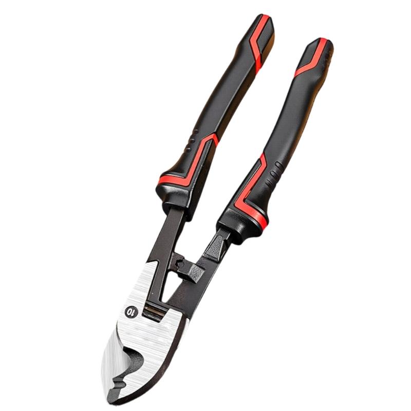 Эргономичный Сверхпрочный Кусачки для Проволоки Подходят для Толстых Медных Алюминиевых Кабелей Рукоятка против Усталости Прочная Конструкция