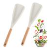 Silicone Cooking Spoons Food-Grade Kitchen Spatula Heat Resistant Non-Stick Spatula Spoon for Stirring And Serving