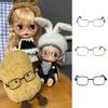 [J] Металлические очки для кук Blythe 1/6, аксессуары, реквизит для фотосъемки 8,5 см, для хлопковых кукол 20 см, фигурок