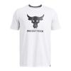 Project Rock Payoff Graphic Short Sleeve T-Shirt Men Tops White 1383191-100