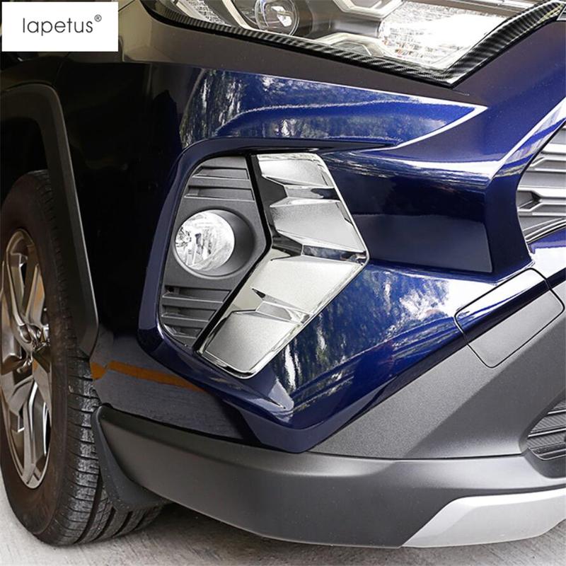 Декоративная накладка-ресничка на передний противотуманный фонарь для TOYOTA RAV4 RAV 4 XA50  - 2024 Хромированные ABS Аксессуары