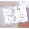 File Holder Diary Ticket Storage Card Organizer PVC Notebook Pouch Bags Document Filing Bags Binder Pockets Binder Folders