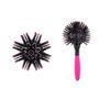 3D Round Hair Brushes Comb Easy Detangling Heat Resistant 360 Degrees  Ball Hair Styling Tools