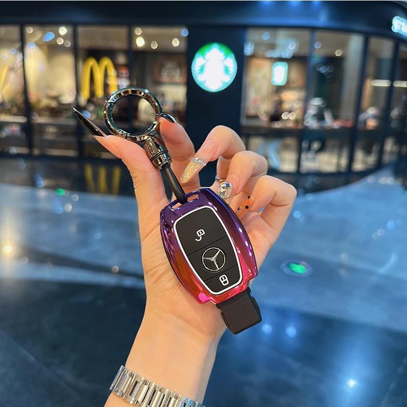 SUG2 Car Smart Key Cover Case Shell Accessories For Mercedes W212 W204 for Benz A B C E GL S GLA GLK CLS Class AMG W205 W463 W176