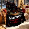 Custom Name Personalized Five Nights at Freddy's Print Blanket, Home Decor, Bedroom, Sofa, Camping, Couch, Gifts for Birthday Christmas