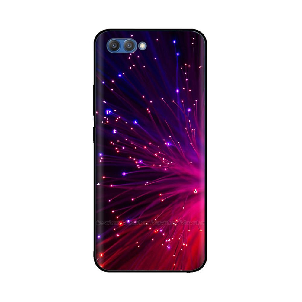 For Capa Huawei Honor 10 Case Cover Soft Silicone Phone Back Phone Case for Huawei Honor V10 VIEW 10 Bumper Protective Cases