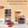1-5 Layer Kitchen Seasoning Box Airtight Food Containers with Lid Food Grade Plastic Stackable Food Storage Jar Kitchen Supplies