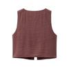 Fashion Style Summer New Women's Stripes Pleated Casual Lace Up Vest High Waist Skirt 8338772 753