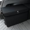 ZFX1 Large Capacity Car Rear Trunk Logo Emblem Storage Box Organizer Auto Accessories For Tesla Model 3 Model Y Model S Model X WYE