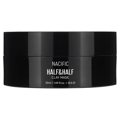 Half & Half, глиняная маска для красоты, 2 глиняные маски, 1,69 жидких унций (50 мл) каждый