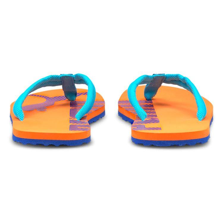 Puma Epic Flip V2 Модные простые шлепанцы на резиновой подошве Унисекс обувь Синий Оранжевый 360248-52