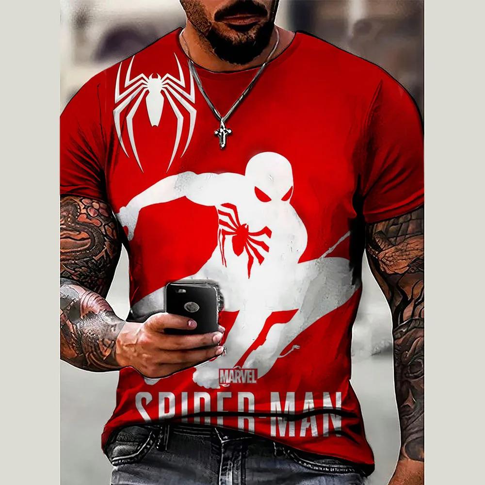 Летняя мужская футболка Marvel Venom с 3D-печатью мужская одежда повседневная футболка модный трендовый крутой мужской стритвир топ