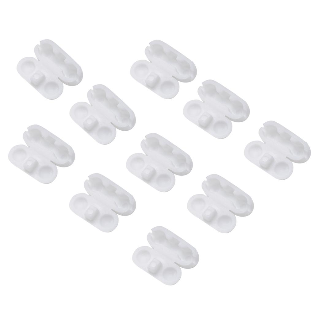 10/30/50 Pcs Conjoined Bead Buckle Blind Pull Cord Connector Clips For Plastic Chain Roller Roman Vertical Curtain Blind Accesso