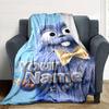Grizzy & Lemmings Customize Your Name Blanket Lightweight Personalized Blanket Warmthful Decor Perfect for Office Chair Home Decor Couch Seaside