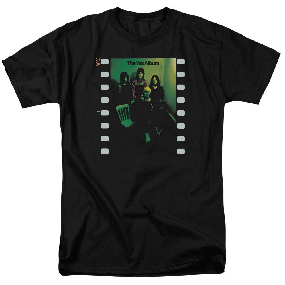 Yes - Album - Adult Unisex Short Sleeve T-Shirt - Black