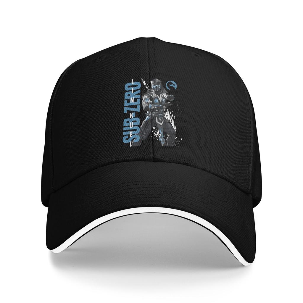 Mortal Kombat Kano Black Dragon Baseball Caps Hip Hop Sandwich Hat Unisex Women Adjustable Caps Hat Fishing