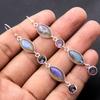 Labradorite Mystic Topaz Gemstone Women Earring 925 Sterling Silver Handmade Earring
