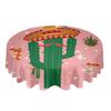 Cactus Shoes Hat Cactus Stars Round Tablecloth Waterproof Table Cover For Wedding Party Decoration Dining Table Cover