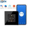 Smart Socket Eu Standard Wifi Outlet Home Improvement Intelligent Safe Plug Work With Tuya App Google Alexa Timer Function