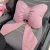 Car Headrest Pillow Vehicle Neck Pillow with Adjustable Strap Easy To Install Ergonomic Bow Neck Support Cushion Waist Pillow