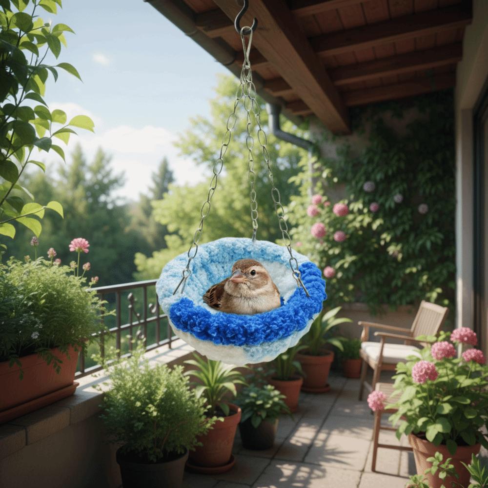 Bite Resistant Bird Hanging Hammock Thicken Bird Cage Swing Bird Swing Toy Autumn Winter