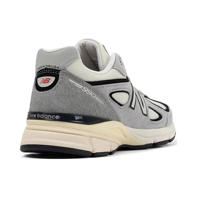 Кеды унисекс Teddy Santis x New Balance 990v4 Made in USA Серый Черный U990TG4