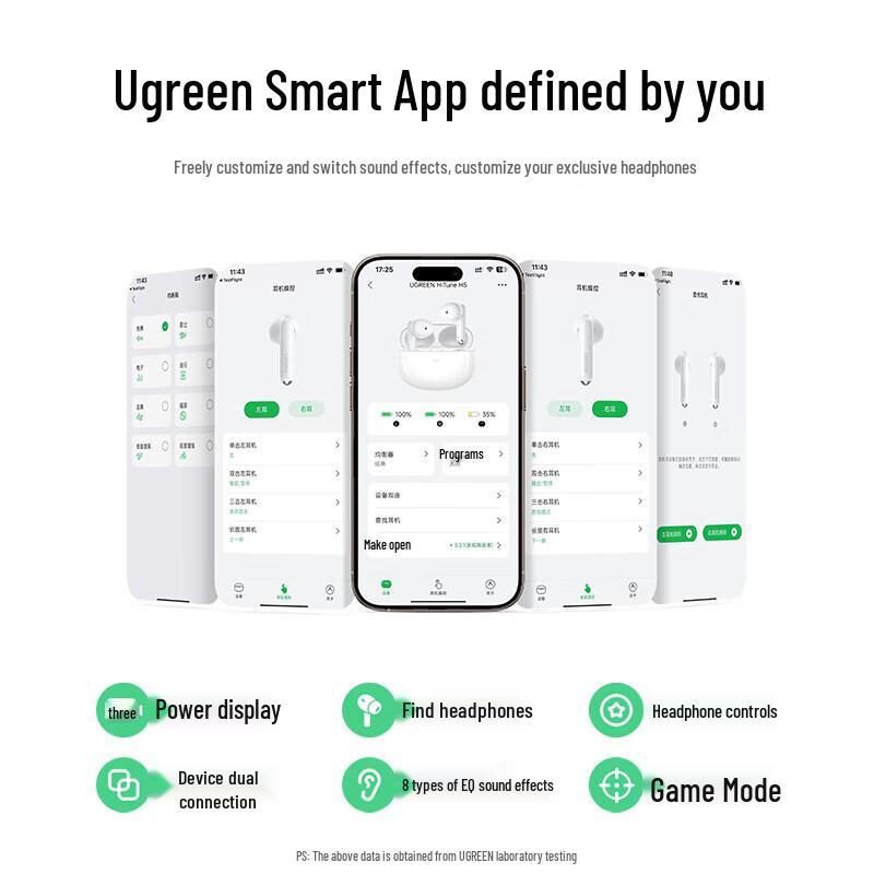 Беспроводные Bluetooth-наушники Ugreen HiTune H5