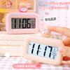 Mini Luminous Alarm Clock Portable, Small and Cute Student Learning Time Manager Desktop Clock Student Alarm Clock