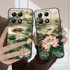 Корабль и Красный Лотос Для Xiaomi Poco X7 M7 Pro 5G M5 X4Pro 4 M6 4G C65 C75 F6 F5 X6 5 7 X5 F7 Ultra M5S M4Pro 5G мягкий чехол для телефона