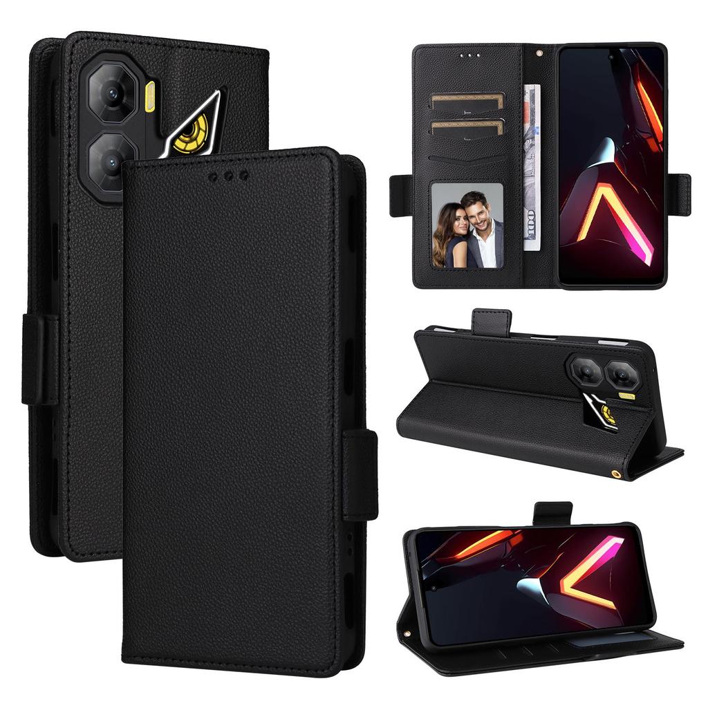 Чехол-книжка для ZTE nubia Neo 3 из искусственной кожи, полная защита корпуса с [блокировкой RFID], противоударный, прочный, ретро чехол для телефона