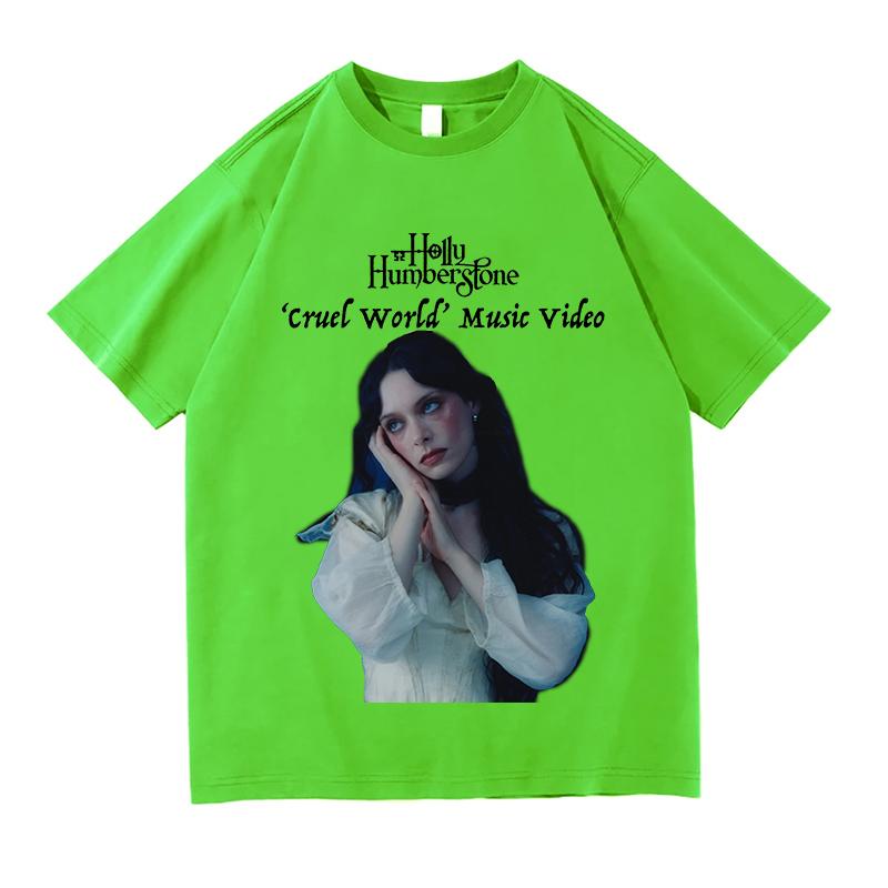Holly Humberstone Cruel World TShirt Merch for Unisex and Women Tour 2026 TShirt Fan Merch Boys Girls Tour Dates Short Sleeve Tees