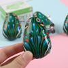1/8Pcs Wind-up Frog Toy Nostalgic Vintage Movable Eyes Clockwork Spring Iron Jumping Green Frog Toy Party Favors Kids Adults Gift