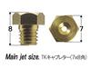 SHFIT UP Motorcycle Goods Carburetor Main Jet Set TK Carburetor 7x8 Hex 800001-MD-10