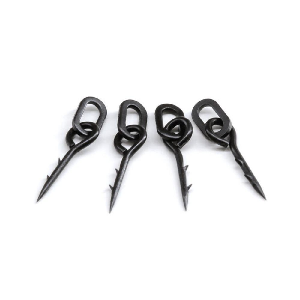 20pcs With Hook Barbs Carp Fishing Accessories Maggot Pin Hair Rig Method Feeder Freshwater Fishing