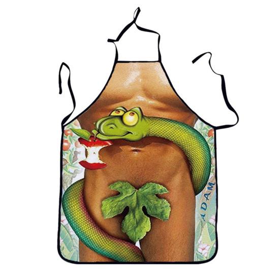Cute Apron Sturdy Ornamental Convenient Kitchen Apron Sleeveless Unisex Baking Sexy Pattern Apron Apron Kitchen Accessories CDN