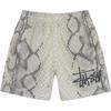 Stussy SS24 СЕТЧАТЫЙ КОРОТКИЙ БАЗОВЫЙ ЗМЕЯ logo Унисекс 112317