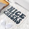 Funny Letter Print Retro Doormat Cute Boho Soft Non-Slip Floor Carpet Quick-Dry Modern Minimalism Humorous Home Decor Rug