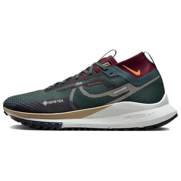 Nike React Pegasus Trail 4 GORE-TEX 'Deep Jungle Night Maroon' (Unisex) Deep Jungle / Night Maroon / Ashen Slate / Khaki Running Shoes DJ7926 302