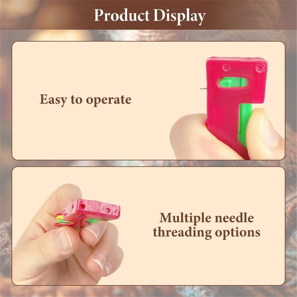 Upgraded Automatic Needle Threader, New Sewing Machine Needle Threader For Hand Sewing Plastic, Quick Sewing Machine Loop Needle Threaders