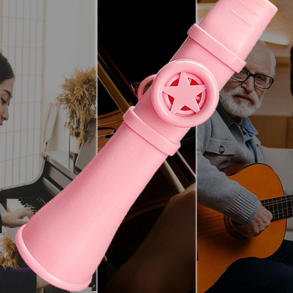 Flute-shaped Colored Flute Wear-resistant ABS Kazoo Instrument Kazoo Instrument  Music Lover
