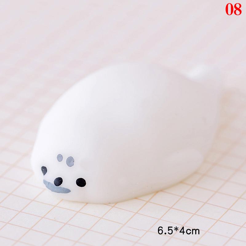 Kawaii Animal Soft Mochi Fidget Toys Антистрессовые сенсорные игрушки для взрослых