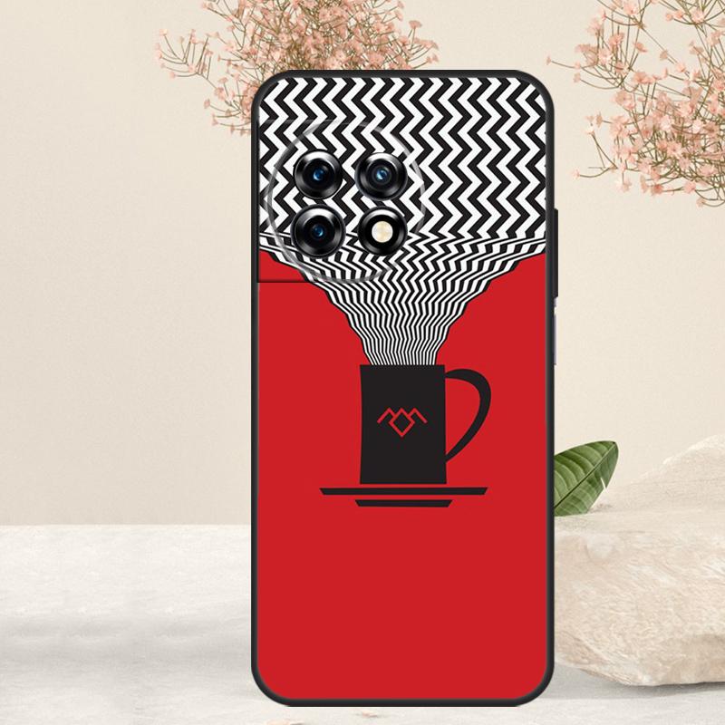 Твин Пикс Огонь, иди со мной Чехол Для OnePlus 15 13 12 11 13T 13R 15R 10R 10T 8T 9 10 Pro Nord 5 CE 4 3 Lite N20 N30 Обложка