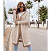 Women's Autumn and Winter Casual Hooded Long Sweater Coat